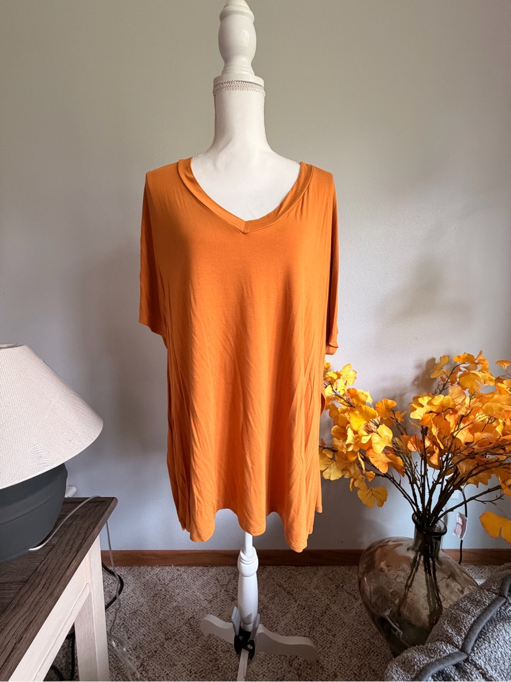 Zenana Outfitters V-Neck Tunic Top